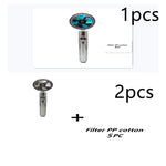 Propeller Driven Shower Head With Stop Button And Cotton Filter Turbocharged High Pressure Handheld Shower Nozzle