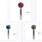 Propeller Driven Shower Head With Stop Button And Cotton Filter Turbocharged High Pressure Handheld Shower Nozzle